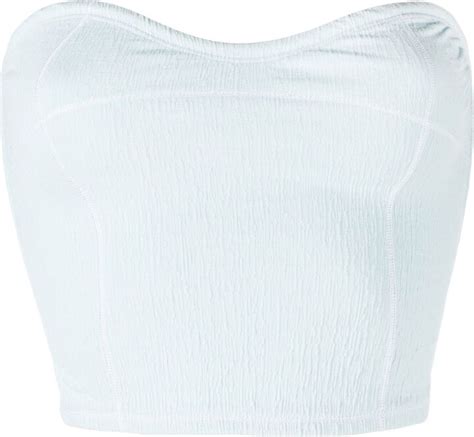 Frankie S Bikinis Blue Rodeo Strapless Bikini Top Shopstyle Two Piece