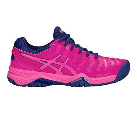 Buy Asics Womens Gel Challenger 11 Tennis Shoes Pink Globlue Print 8