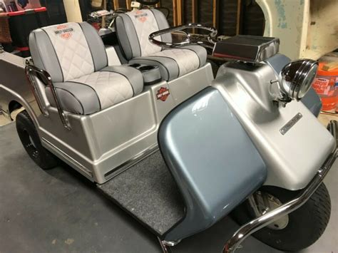 Harley Davidson 1972 Vintage Golf Cart Restored To Mint Condition For