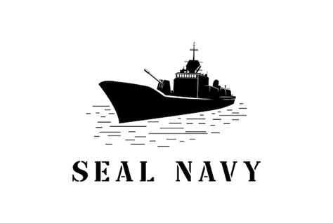 Premium Vector | Vintage Retro Sea Ocean Navy Seal Ship for Military ...