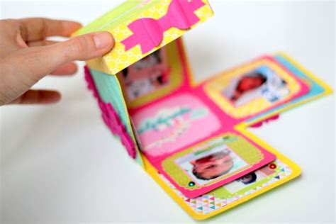 Exploding Box Para Un Bebe X Nia Crafts Manualidades