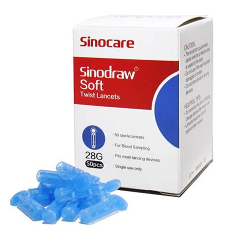 Sinocare Sinodraw Lancets S Comfortable And Precise Blood Sampling