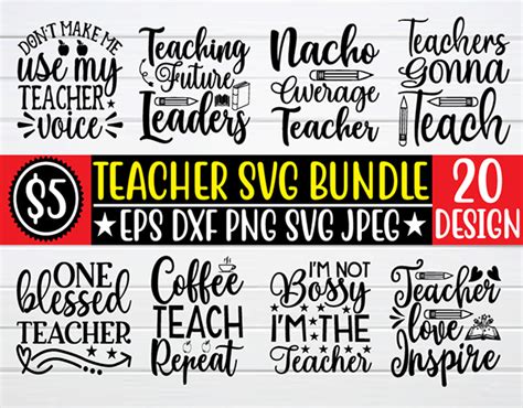 Teacher Svg Bundle On Behance