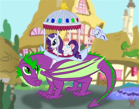 MLP: Grown-Up Spike and Rarity by Saber-Scorpion on DeviantArt