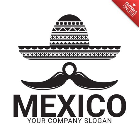 Mexico Cinco De Mayo Card Logo Design Template Free Design Template