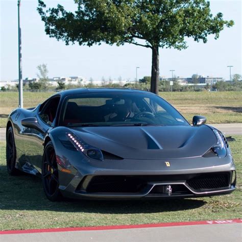 Ferrari 458 Speciale Painted In Grigio Silverstone Photo Taken By