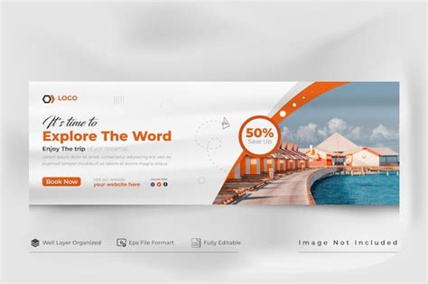 Premium Vector Traveling Social Media Banner And Facebook Cover Template