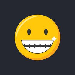 Lol Emoji Icon Smile Face Emoticon Joke Happy Vector Image