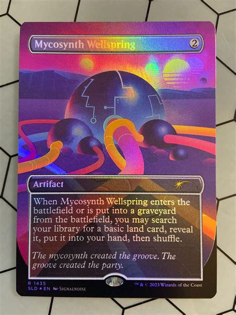 MTG Secret Lair Mycosynth Wellspring Rainbow Foil IN HAND