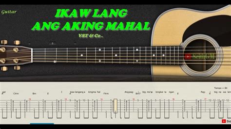 IKAW LANG ANG AKING MAHAL Fingerstyle Guitar With Lyrics And Chords