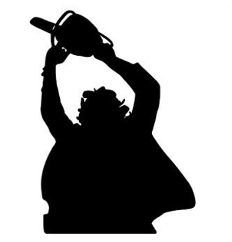 Leatherface Chainsaw Diecut Decal 2 Pro Sport Stickers