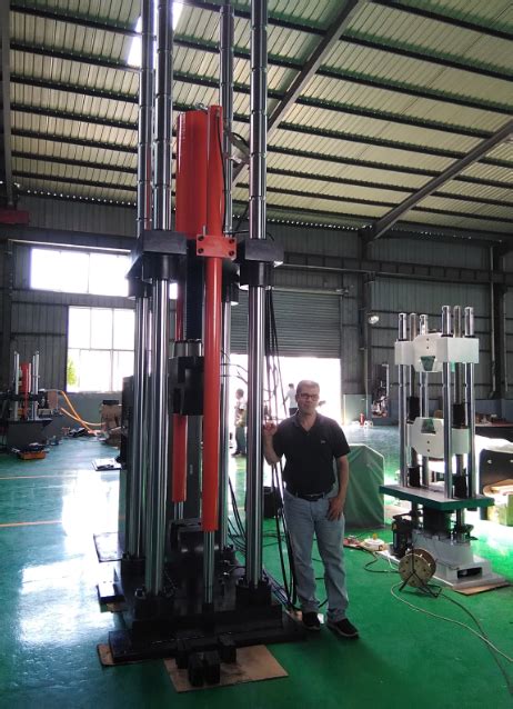 Utm 1000kn Single Space Servo Hydraulic Universal Tensile Testing Machine For Frp Material Pull Test