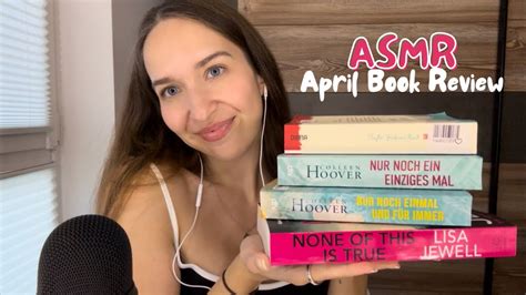 ASMR April Book Review Book Tapping Scratching Page Turning