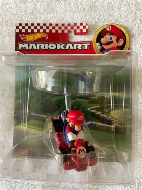 Hot Wheels Super Mario Kart Mario Pipe Frame Parachute 1 64 Diecast Cars Model Ebay