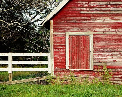 Rustic Red Home Decor Barn Photography Farm Decor Red Wall Etsy