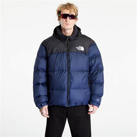 The North Face 1996 Retro Nuptse Jacket Summit Navy Tnf Black In Blue