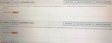 Solved Points Details Smithpow My Notes Chegg