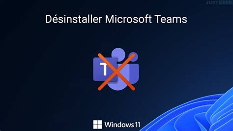 Comment D Sinstaller Microsoft Teams Dans Windows