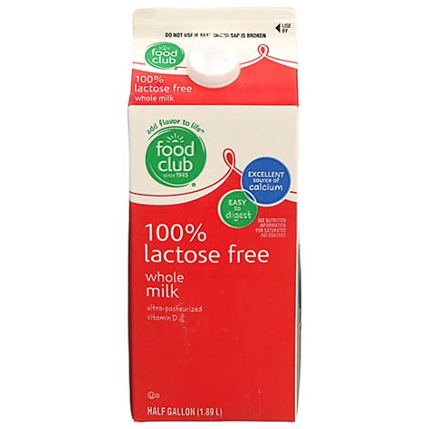 Great Value Lactose Free Whole Vitamin D Milk Half Gallon Off