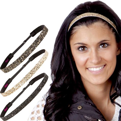 Hipsy Womens Adjustable No Slip Cute Fashion Headbands