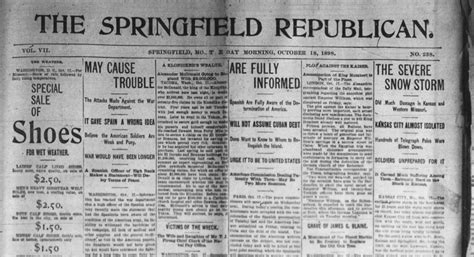 Freak Snowfall In 1898 Became Earliest Snow On Record For Springfield