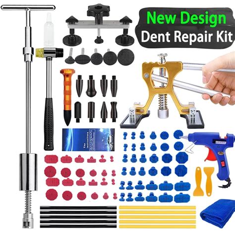 Besper Ajust Vel Car Dent Repair Kit Conjunto De Ferramentas De Reparo