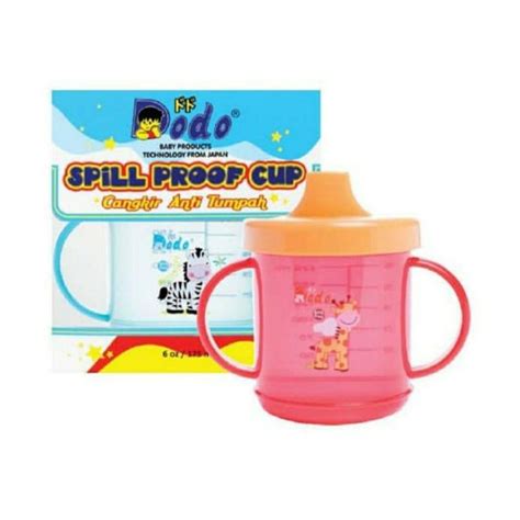 Jual Spill Proof Cup Dodo Cangkir Anti Tumpah Blue Shopee Indonesia