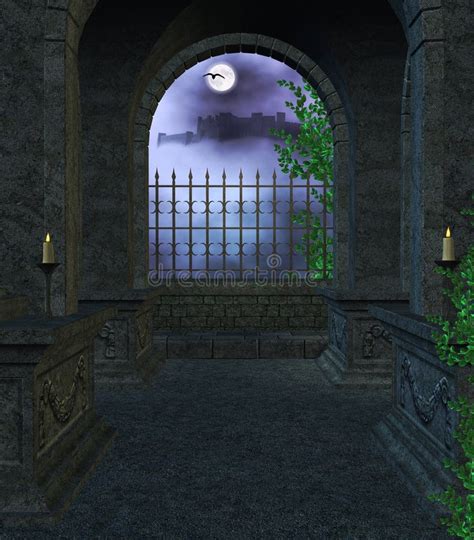 Inside The Mausoleum Stock Illustration Illustration Of Tumulus 1711670