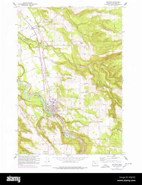 Estacada Map Hi Res Stock Photography And Images Alamy