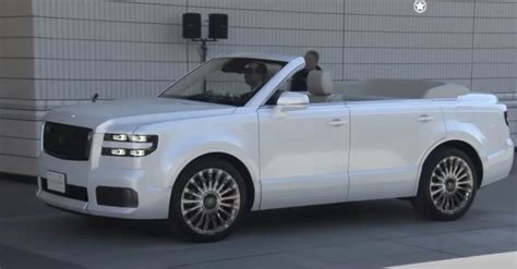 Toyota Reveals Its First Ever Century Suv Convertible