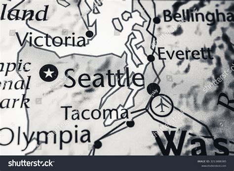 Seatle On Usa Map Stock Photo Shutterstock