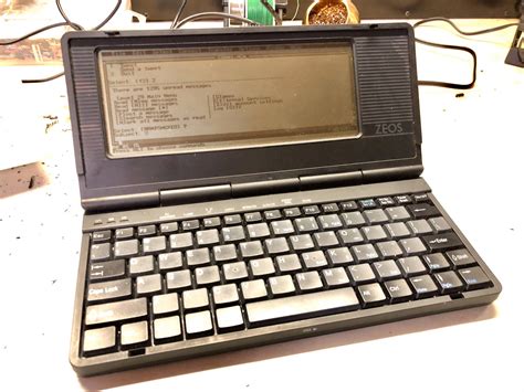 Zeos Pocket Pc Connected To The Bbs Rretrobattlestations