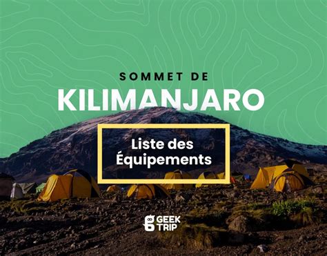 Préparez votre ascension du Kilimanjaro Conseils et infos utiles