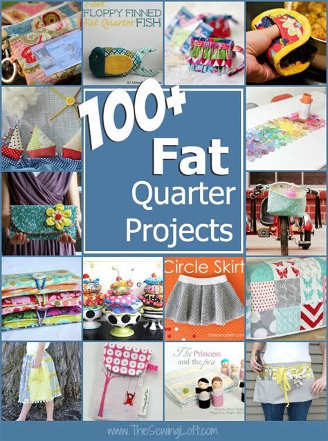 100 Fat Quarter Projects Round Up The Sewing Loft