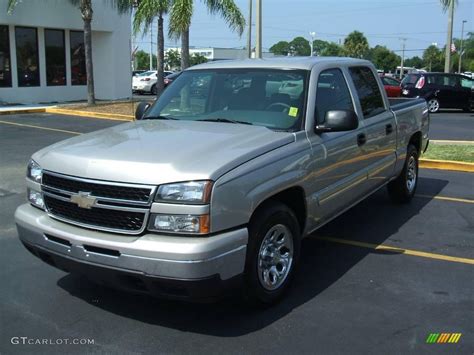 Silver Birch Metallic Chevrolet Silverado Ls Crew Cab