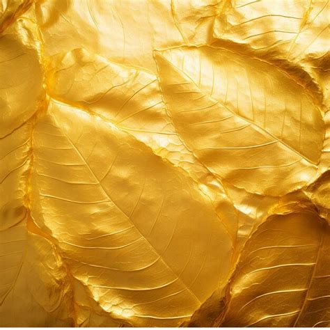 Premium Ai Image Golden Wall Background