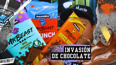 Probando Chocolates De Mr Beast El Fatman Blog Youtube