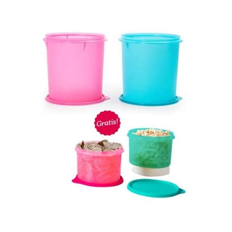 Jual Toples Crispy Canister L Tupperware Free Texture Canister L