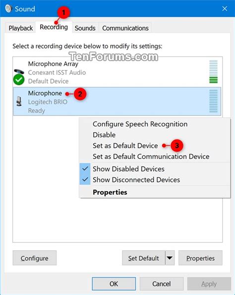 Recent Windows Up Causes Listening To Input Device On Default Device