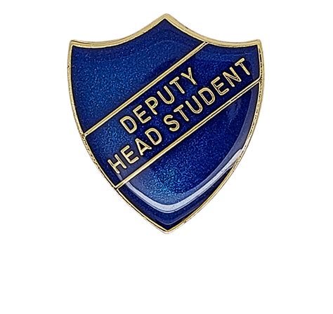 Deputy Head Student Enamelled Shield Badge