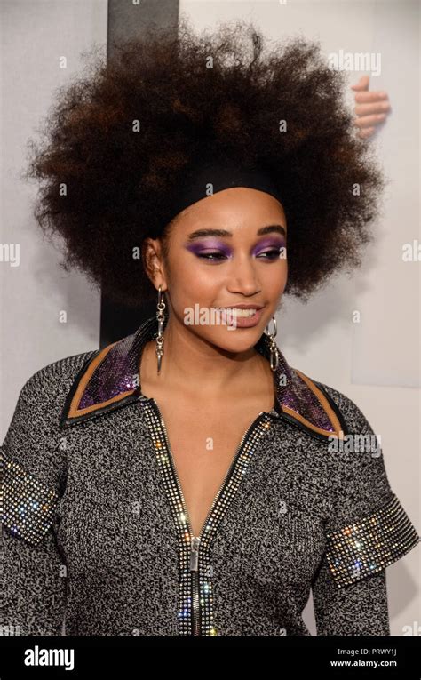 New York NY USA 04th Oct 2018 Actress Ctress Amandla Stenberg