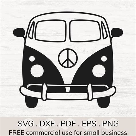 Hippie Van Svg Hippie Bus Svg Camping Shirt Svg Peace Sign Etsy Singapore