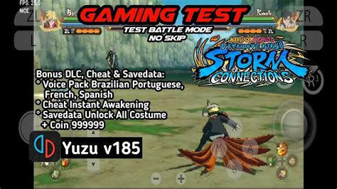 Naruto Ultimate Ninja Storm Connections Yuzu V Mediatek