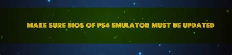 PS4 EMULATOR(v.1.2)