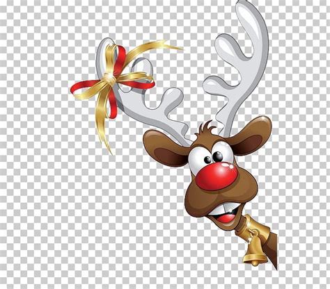 Reindeer Rudolph Santa Claus Png Animation Antler Cartoon