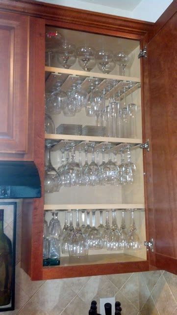 Road To The Ravenna Diy Wine Glass Storage Diy Wine Glass Wine Glass Storage Glass Storage