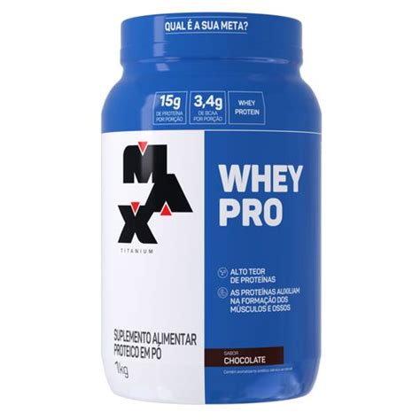 Whey Protein Proteína Vegana Feminina E Refil Max Titanium Max