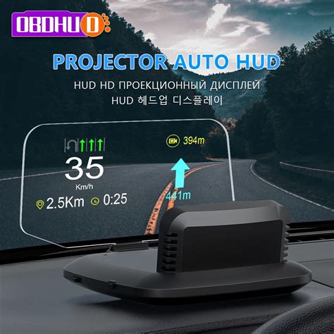 Obdhud C1 Obd2 Gps Hud Dual System Digital Speed Mileage Meter