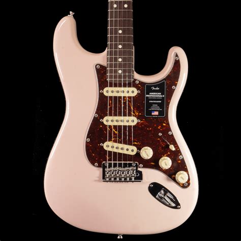 Fender American Professional Ii Stratocaster Shell Pink Rosewood Neck Sound Affects