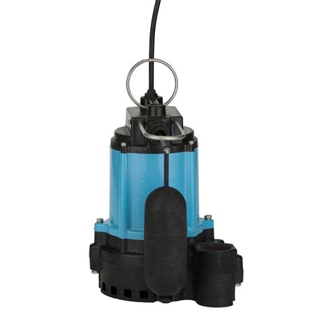 Little Giant 10ec Cia Sfs 12 Hp Automatic Submersible Cast Iron Sump Pump 510851 The Home Depot